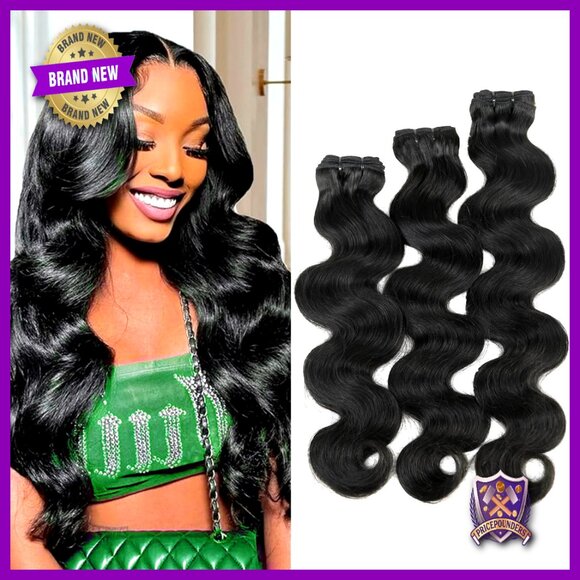 Body Wave Human Hair Extensions 20-24 Inches Cambodian Raw Hair Bundles main image 4